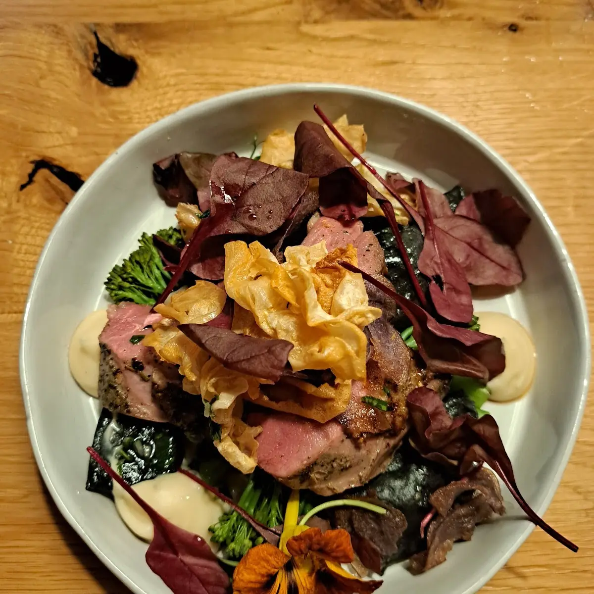 Entenbrust Mit Selleriepüree Rotkraut