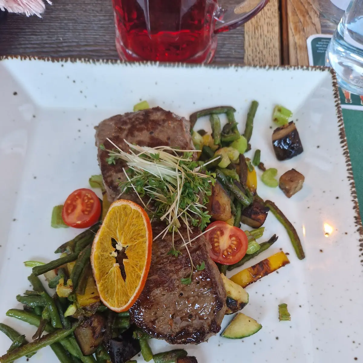 Steak Mit Gemüse