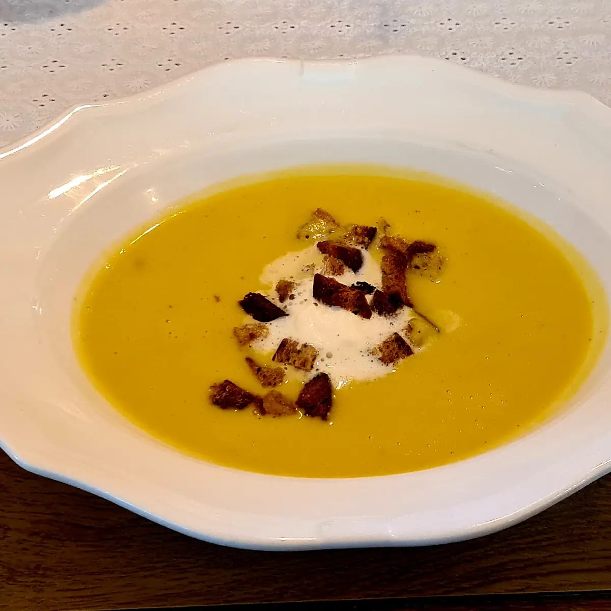 Kürbiscremesuppe