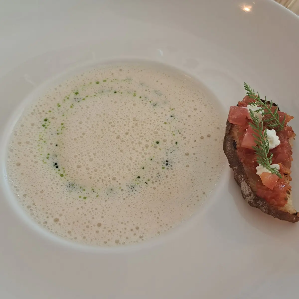 Spargel Orangencremesuppe