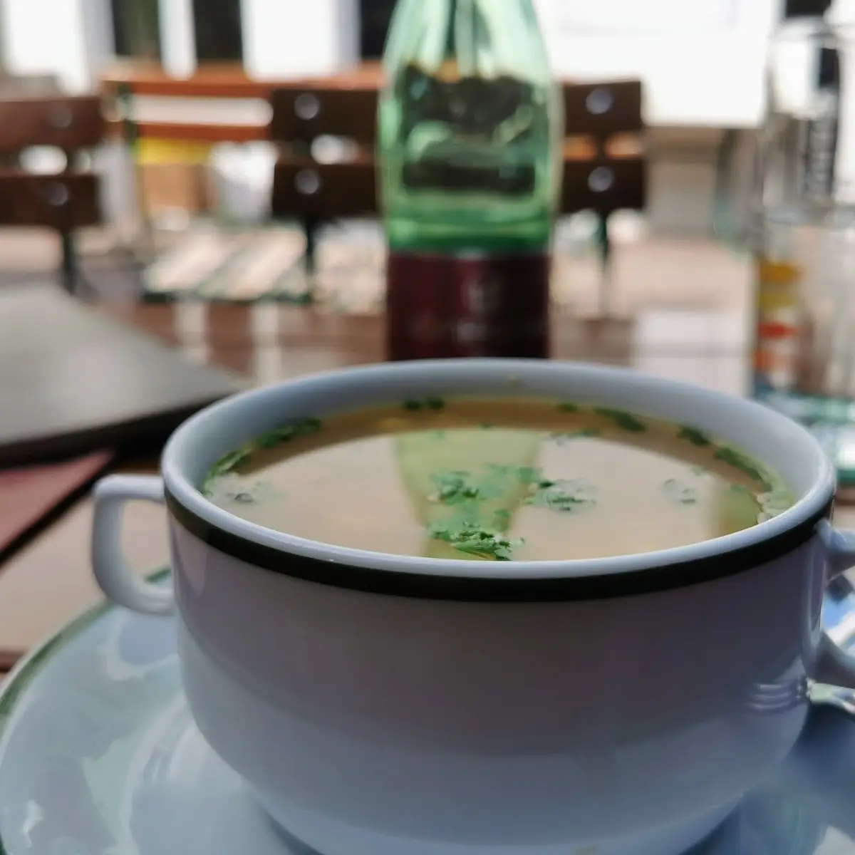 Eierflockensuppe