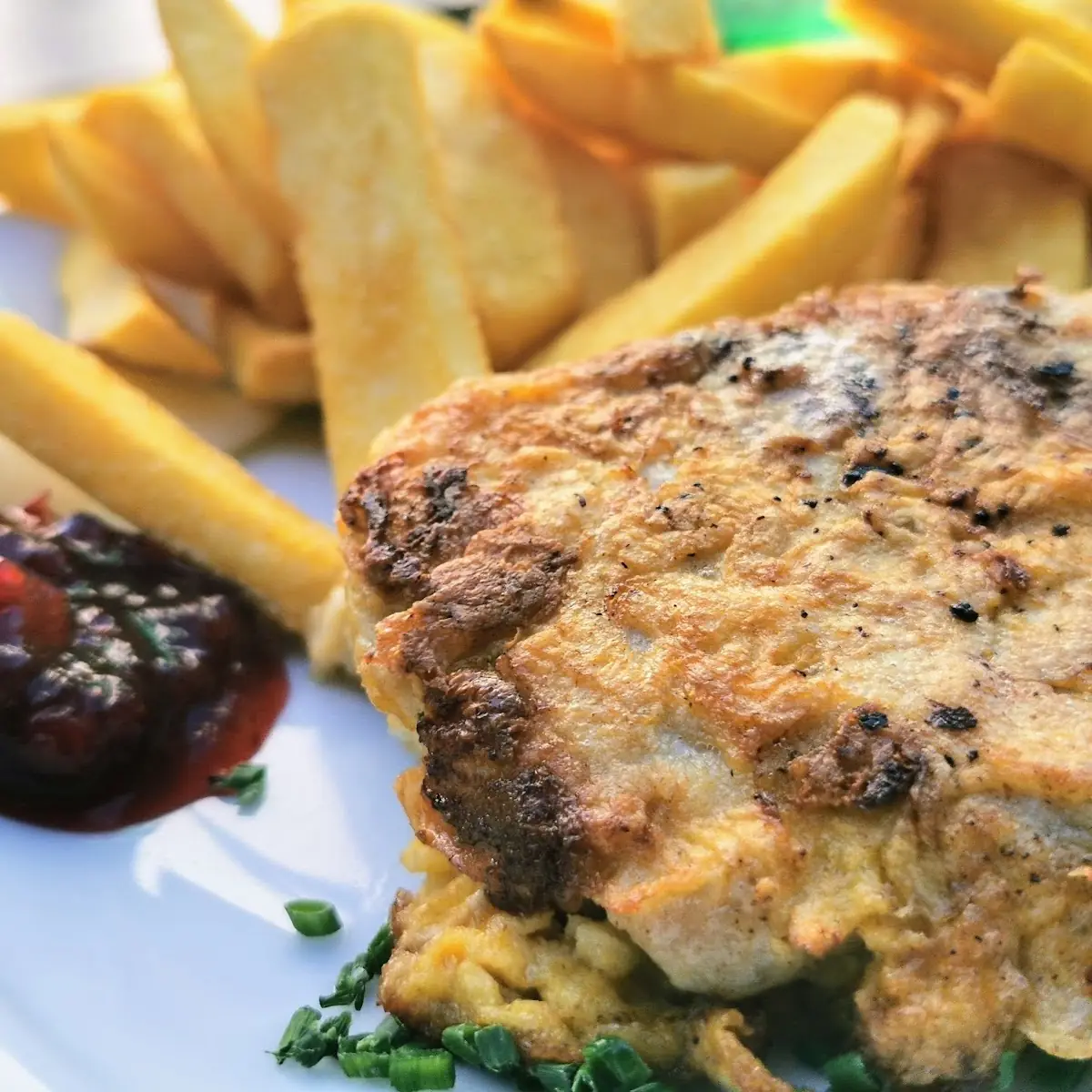 Herrentoast Schweinesteak Vom