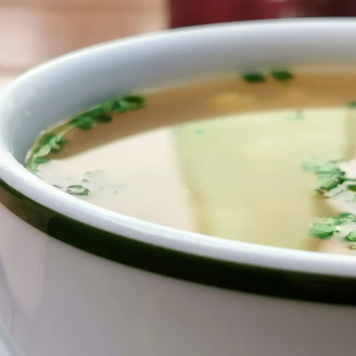 Suppe Mit Ei