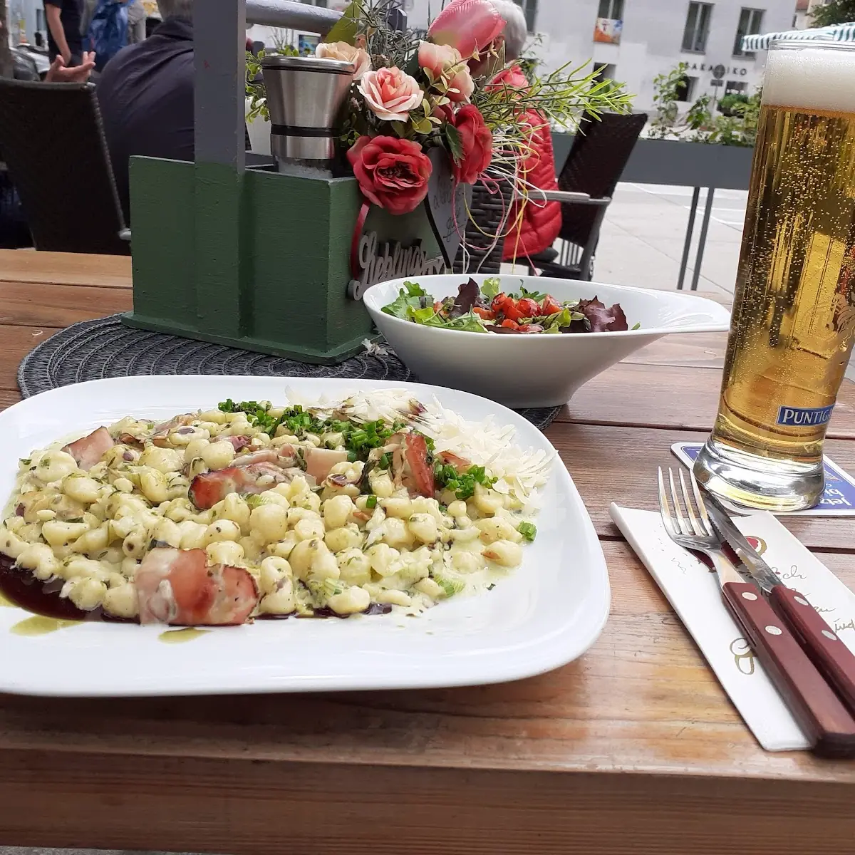 Nockerl Mit Schinken