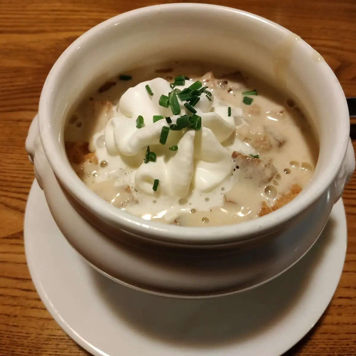 Knoblauchcremesuppe