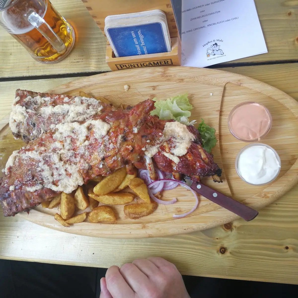 Spareribs Mit Knoblauch