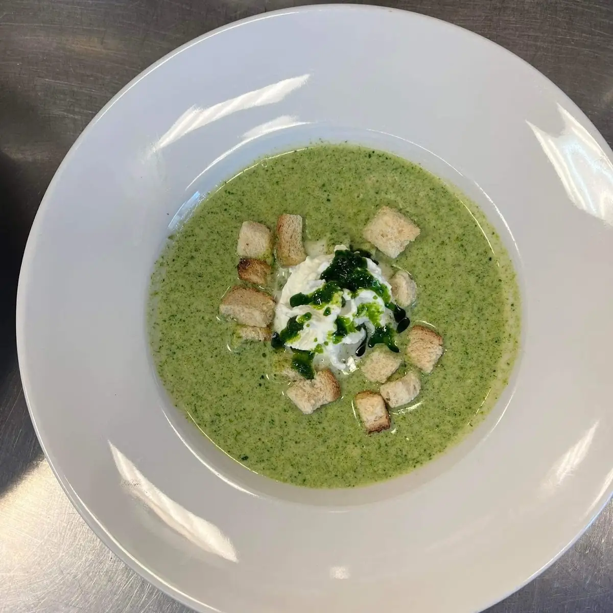 Bärlauchcremesuppe