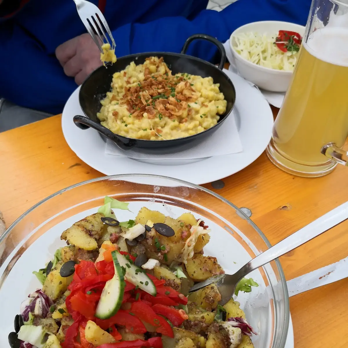 Bauernsalat Und Kasnocken Mmmmhhh
