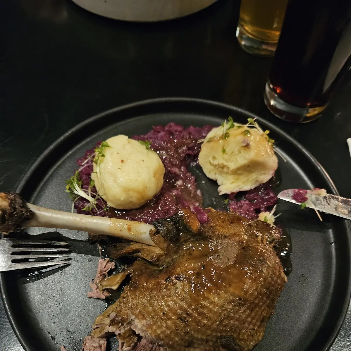 Gansl Mit Rotkraut