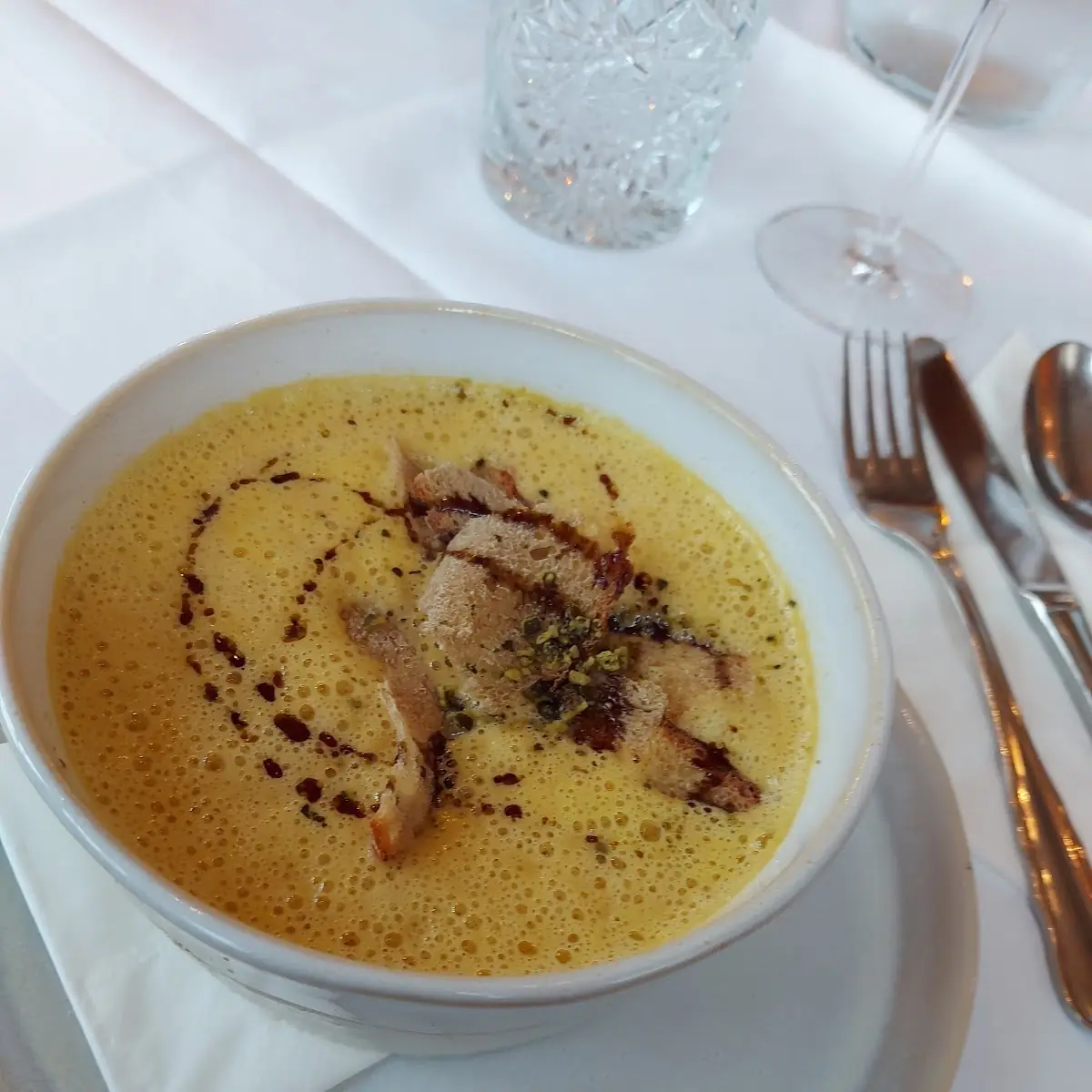 Kürbiscremesuppe