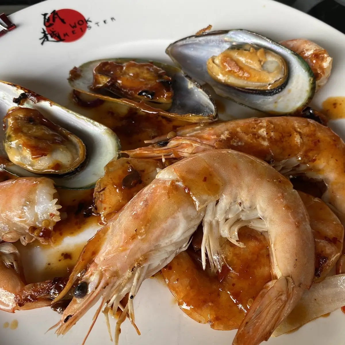 Muscheln Und Shrimps