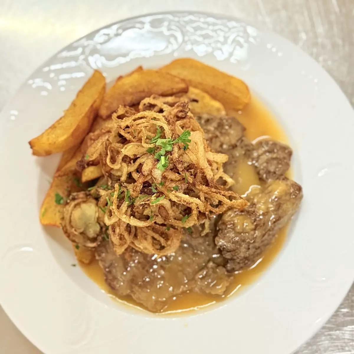 Zwiebelrostbraten