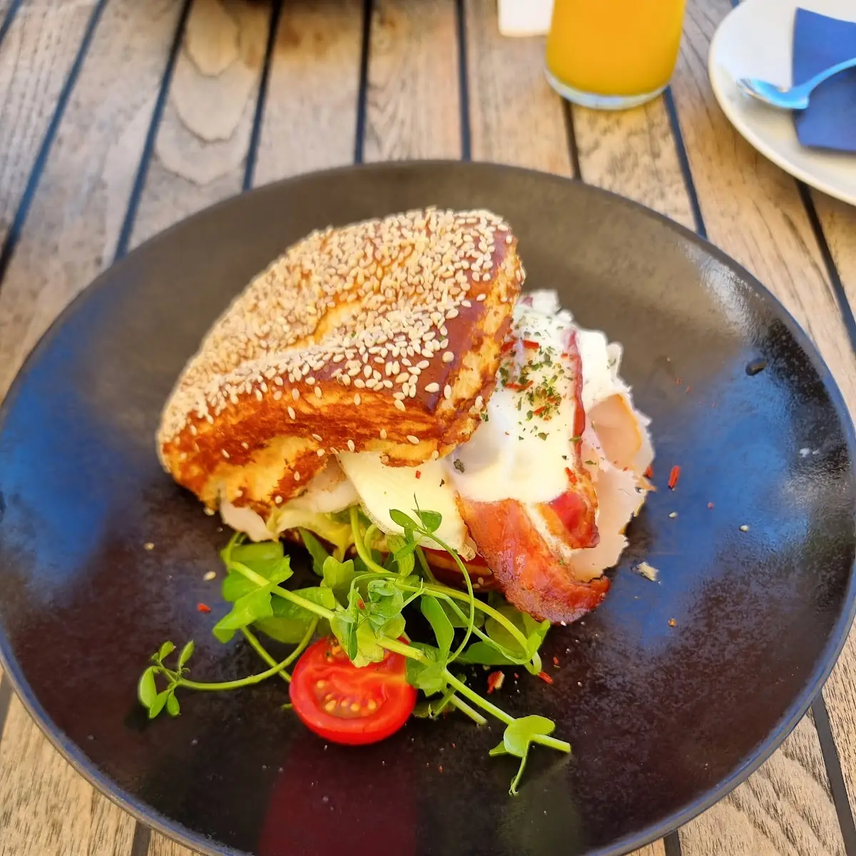 Lachs Laugenpolster