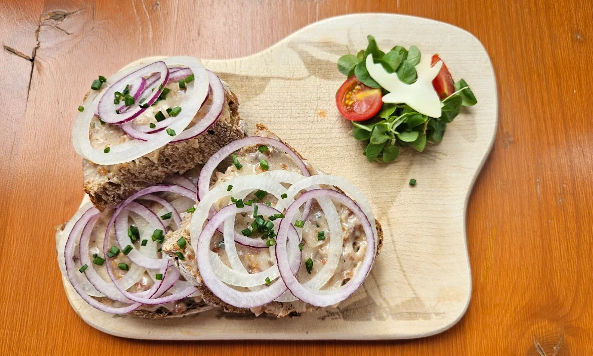 Kriebenschmalzbrot Mit Zwiebeln