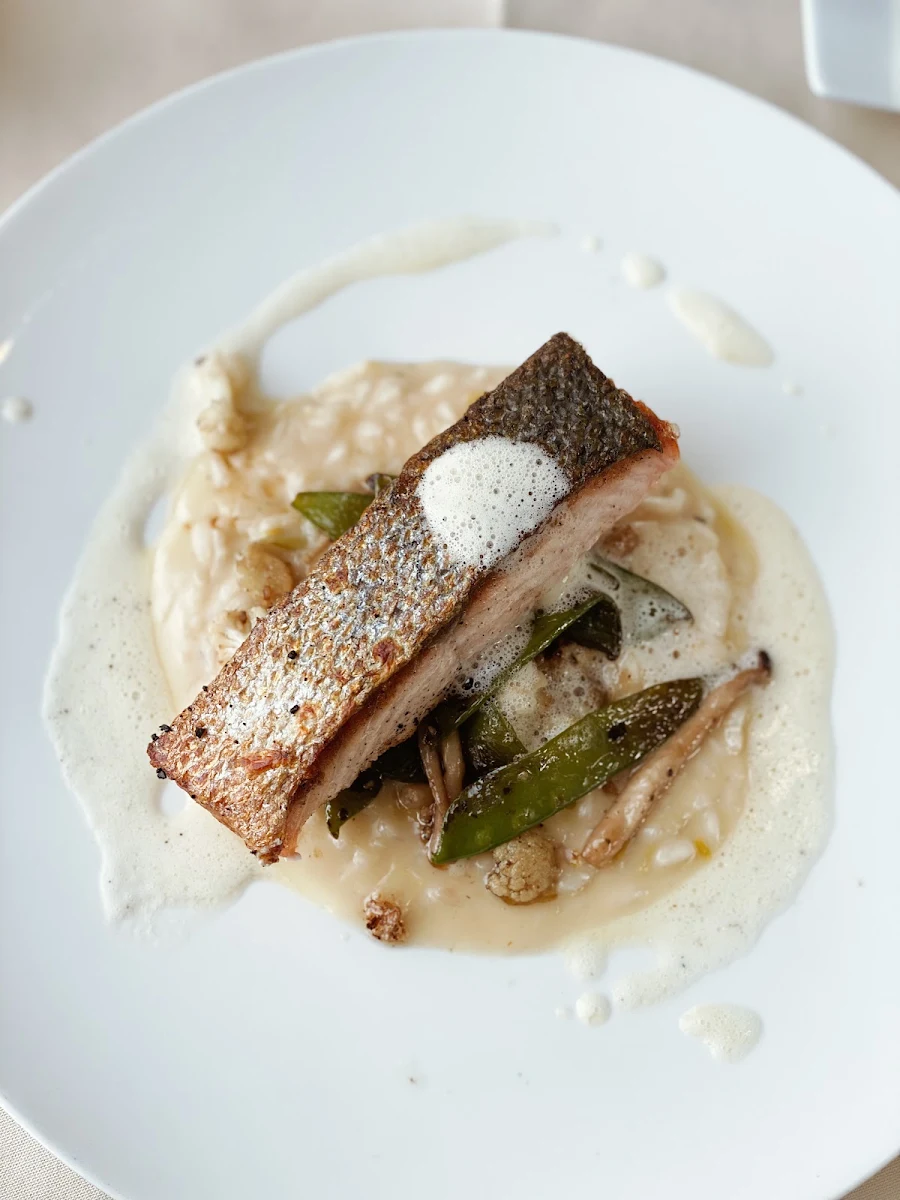Grilled Fillet of Pike-Perch with Pata Negra Beans And
