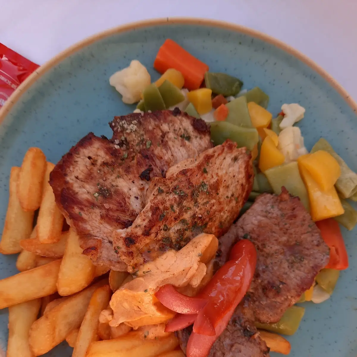 Grillteller Rind Schwein & Pute