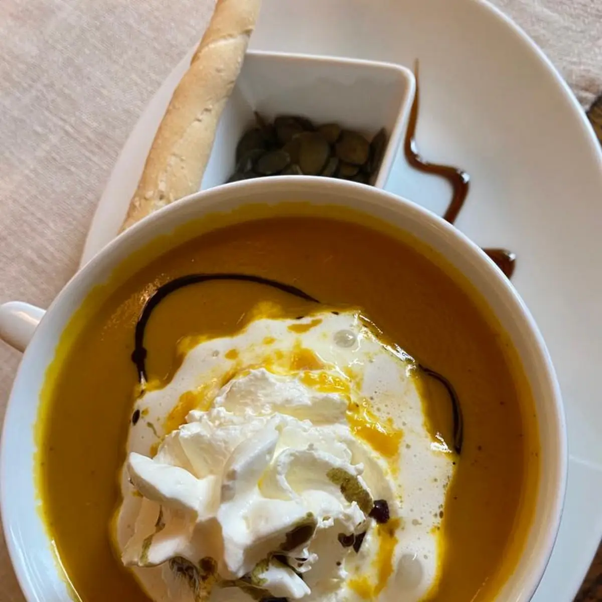 Kürbiscremesuppe