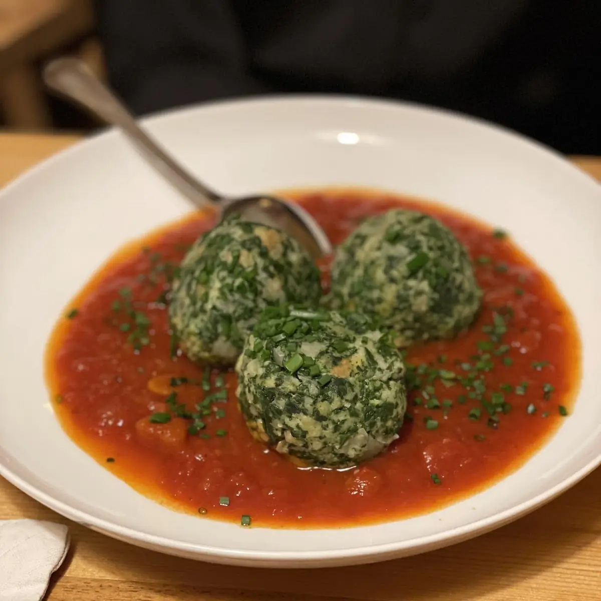 Spinatknödel
