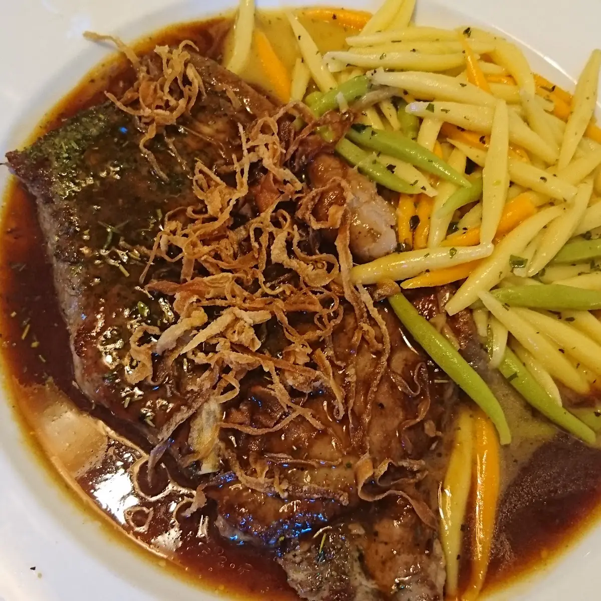 Zwiebelrostbraten Mit Schupfnudeln