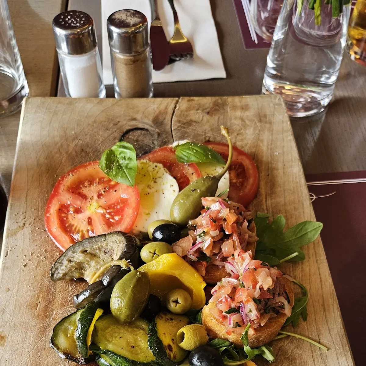 Vegetarische Vorspeisenplatte
