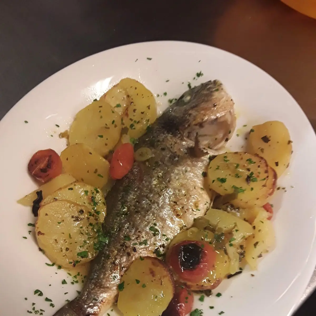 Saibling Mit Kartofel