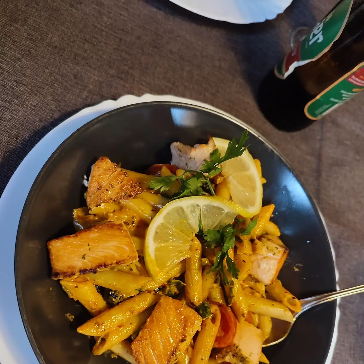 Lachs Pfanne