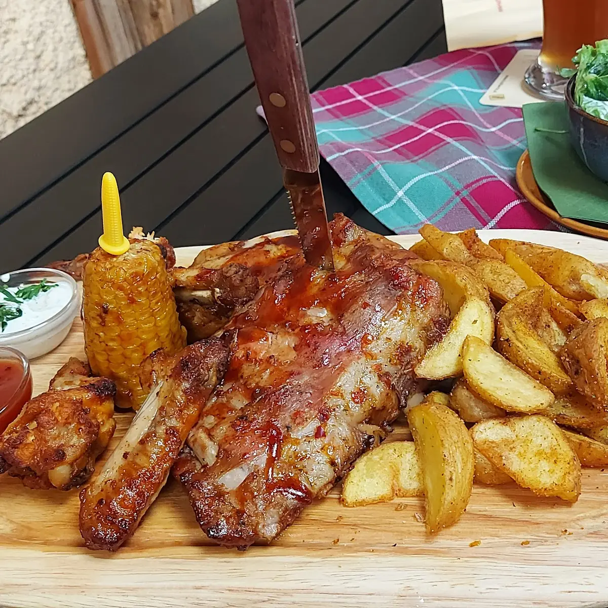 Schweinsripperl Mit Wedges