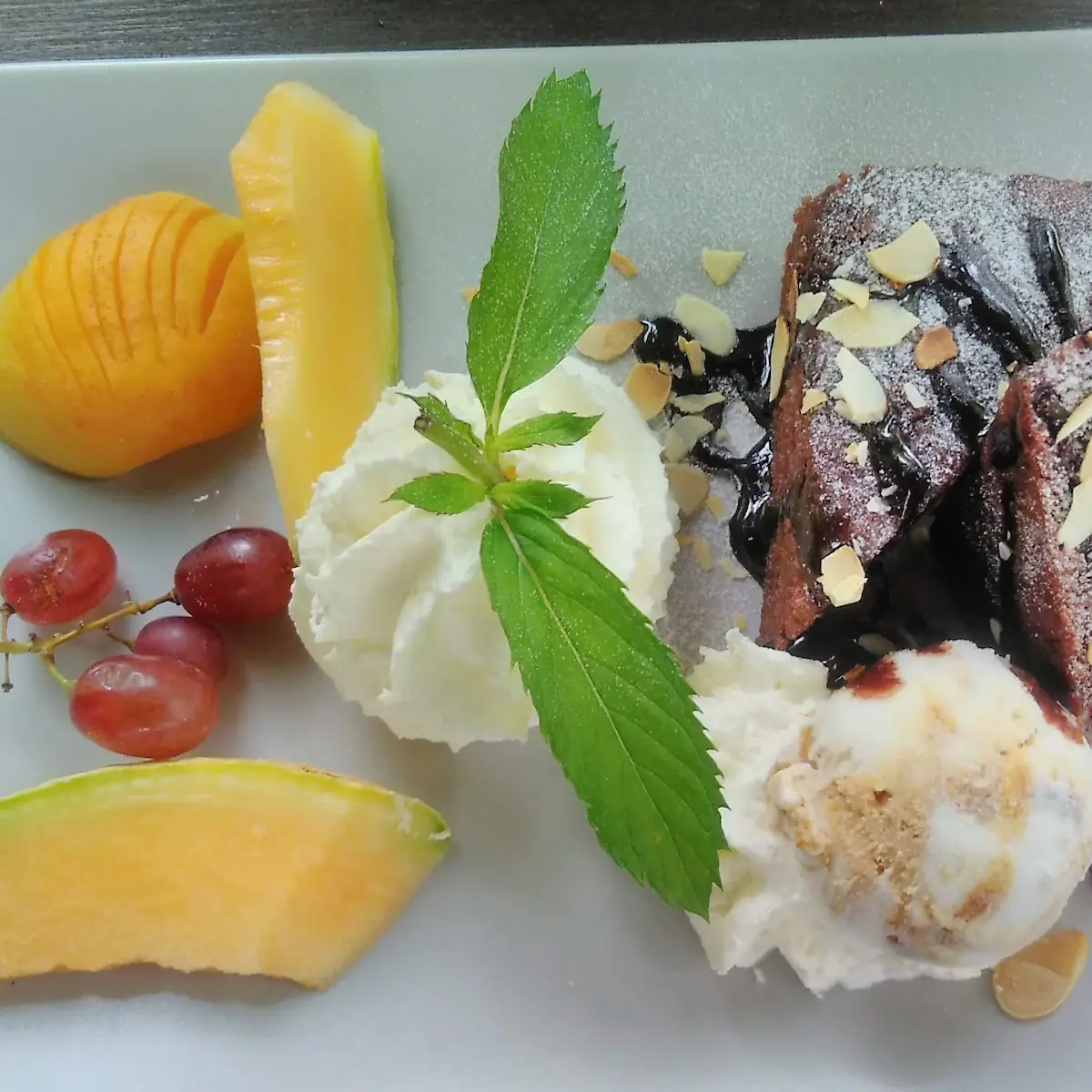 Warmer Schokokuchen Mit Eis