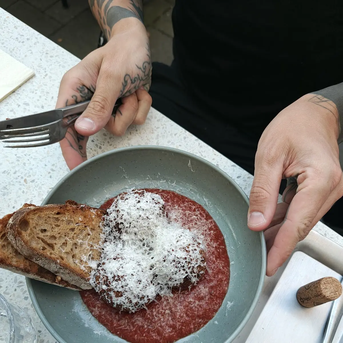 Panko Eggs & Stracciatella