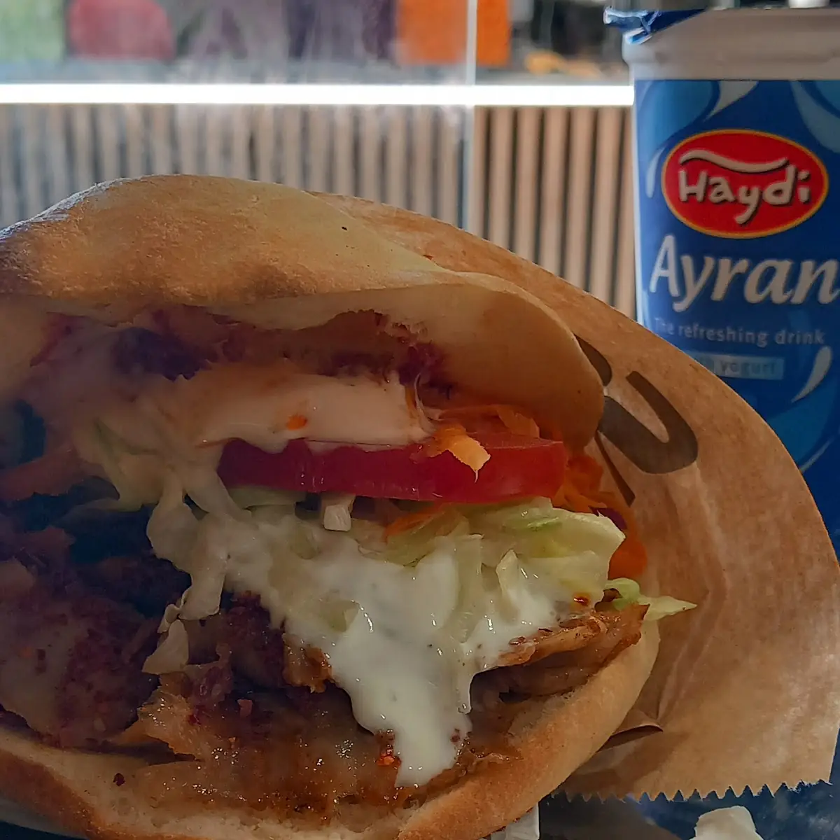 Menü Hühner Döner