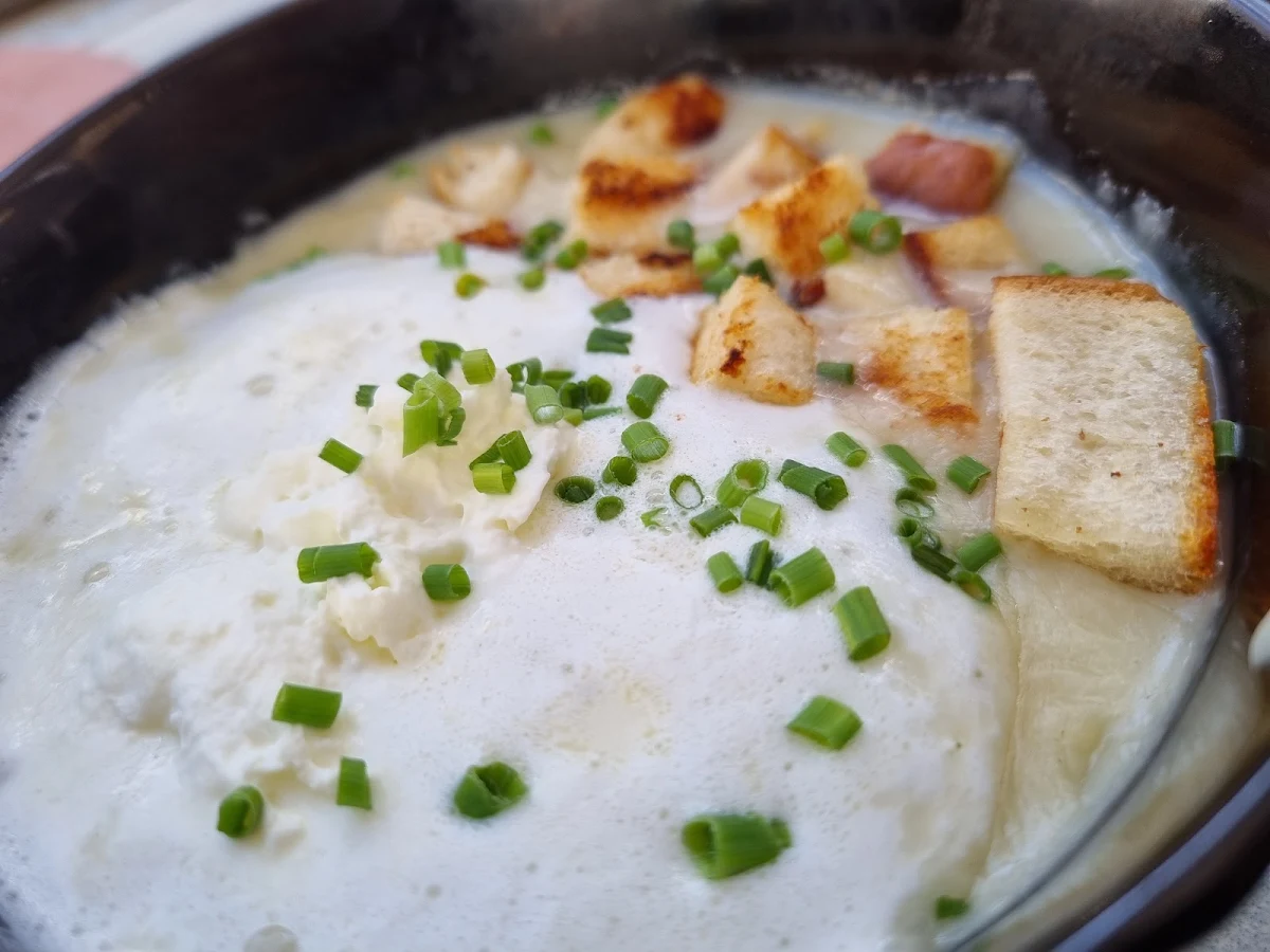 Knoblauchcremesuppe