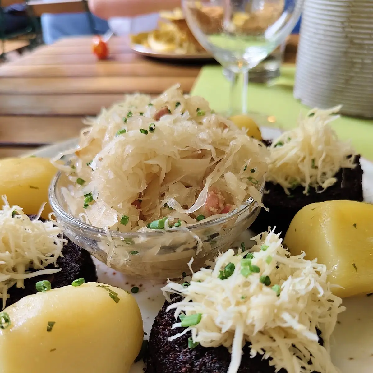 Gegrillte Blunzenradln