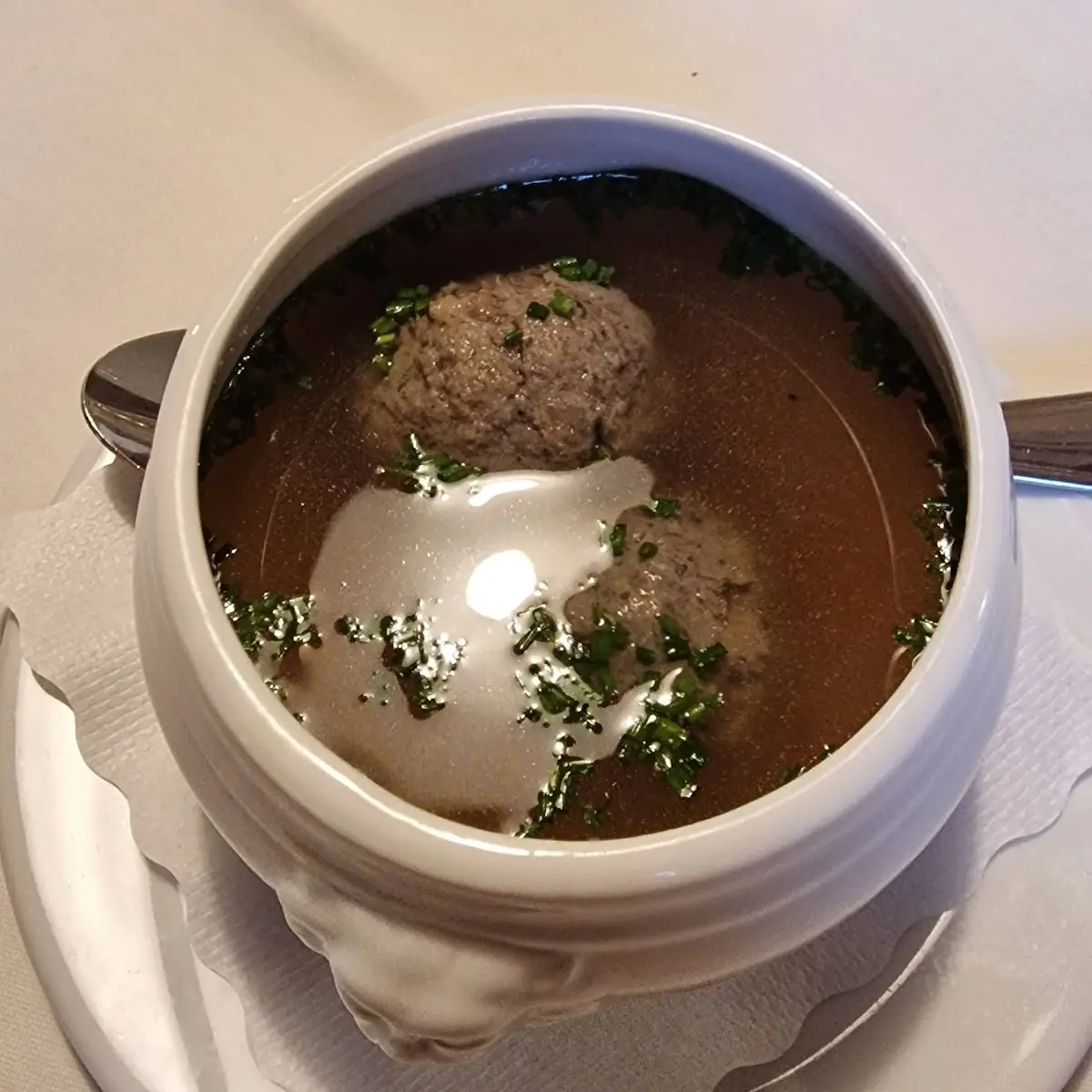 Leberknödel Supp