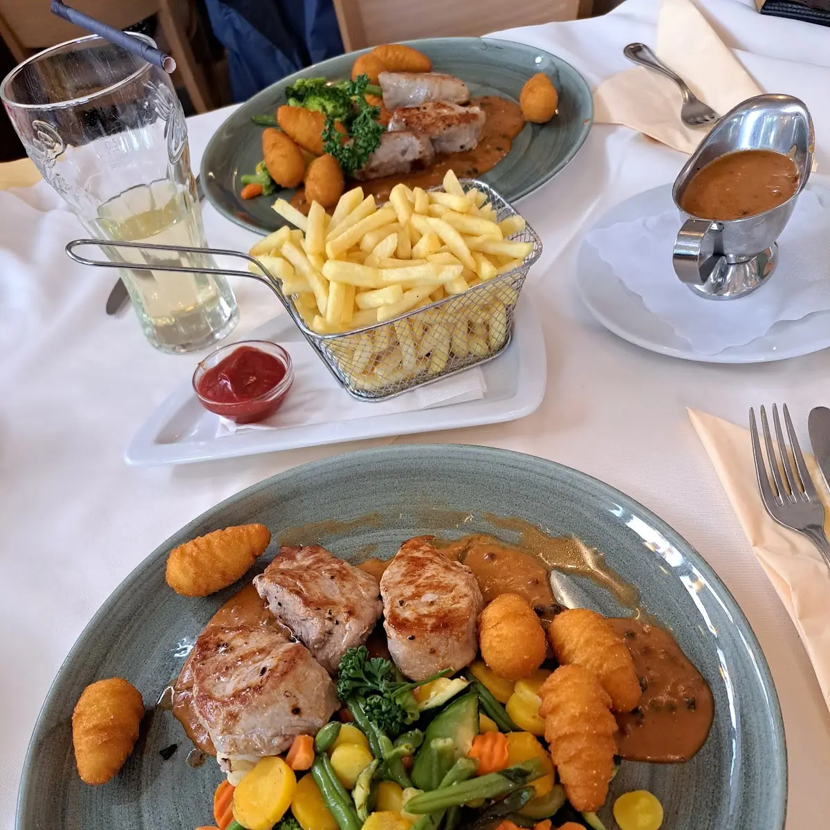 Schweinemedaillons Mit Pfeffersauce