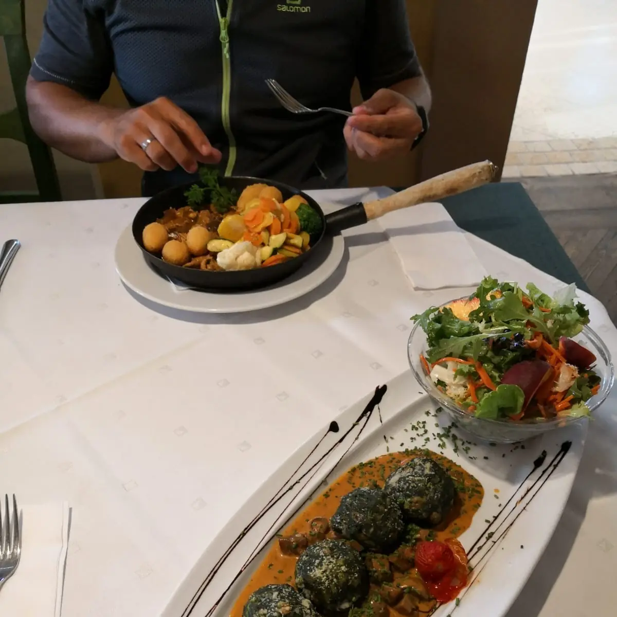 Spinat Käseknödel