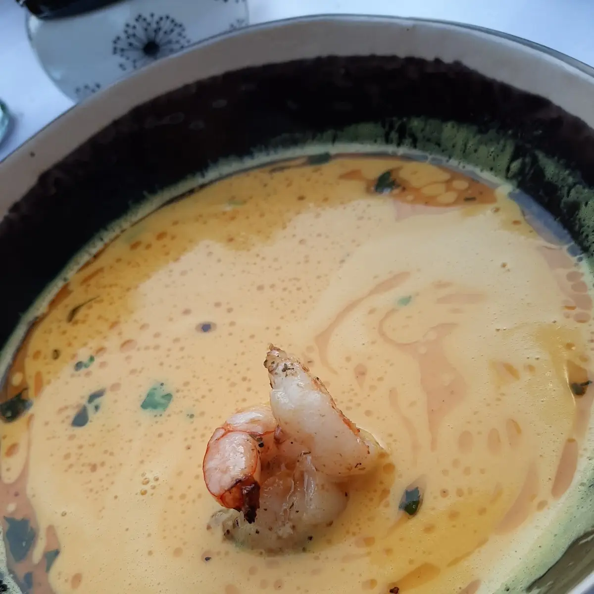 Karibische Paprikaschaumsuppe