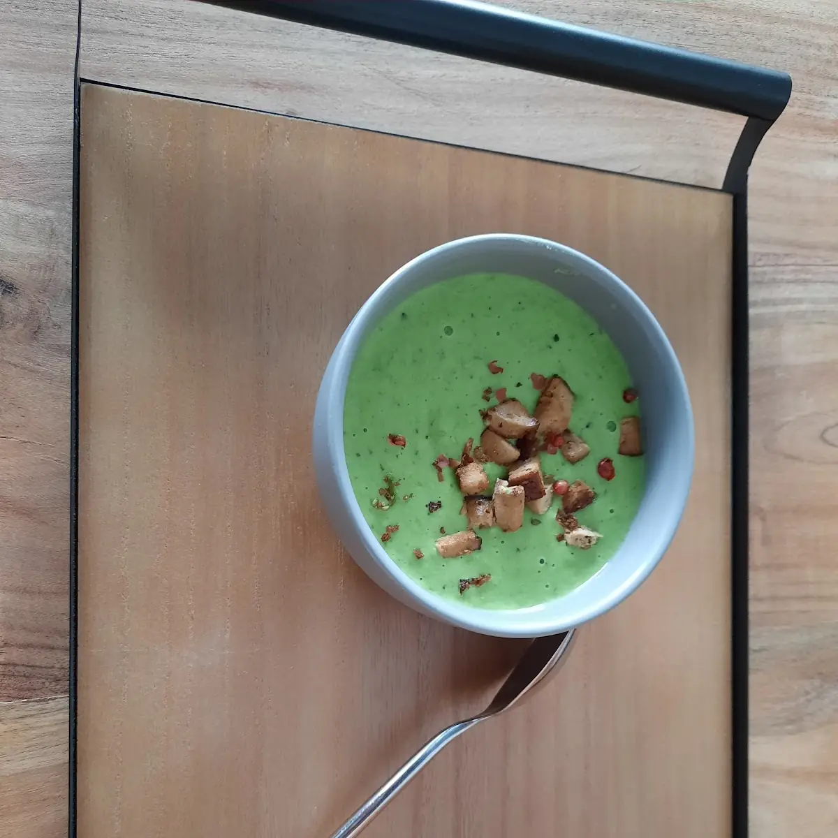 Erbsencremesuppe