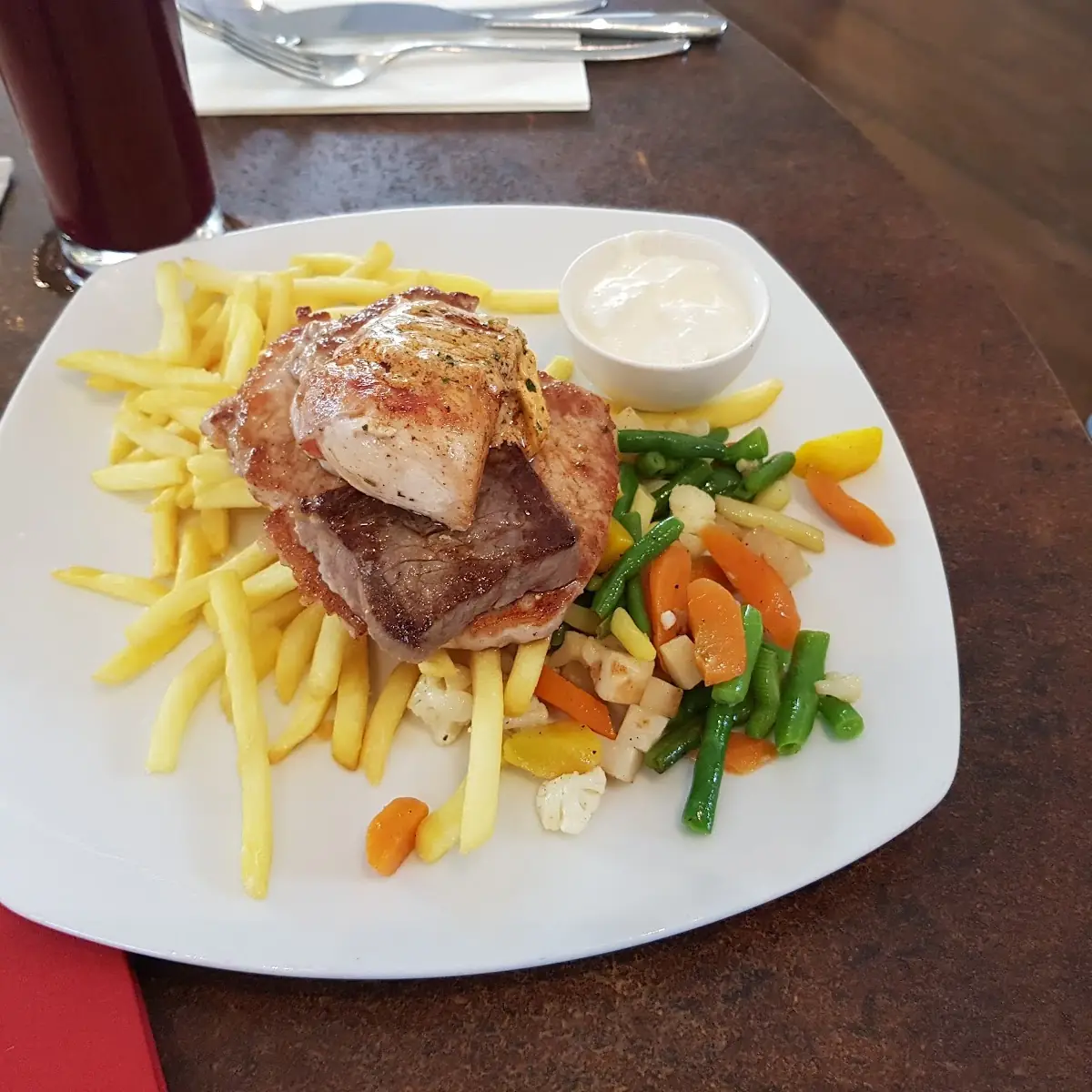 Grillteller Bierbotschaft
