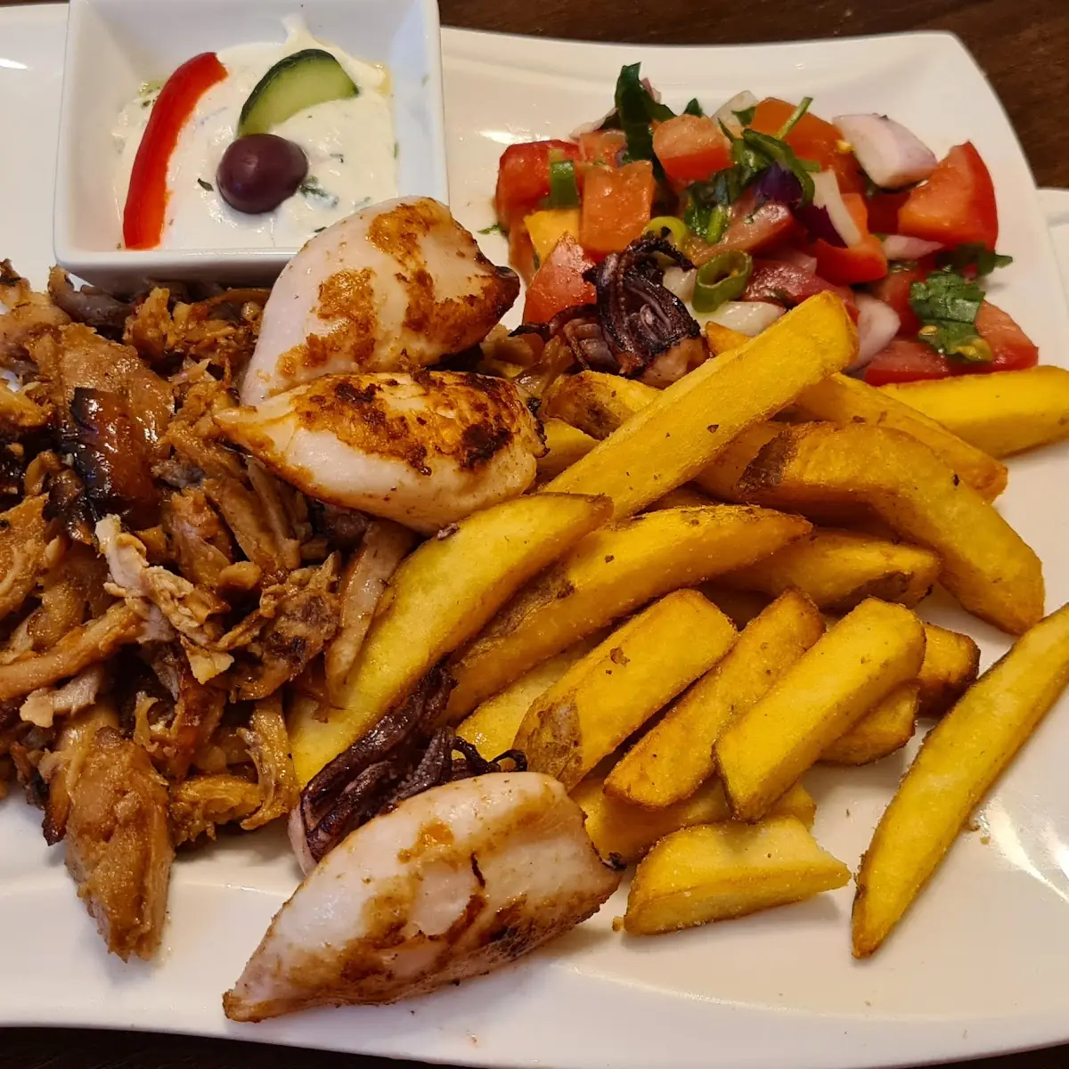 Klassisches Gyros Vom Huhn