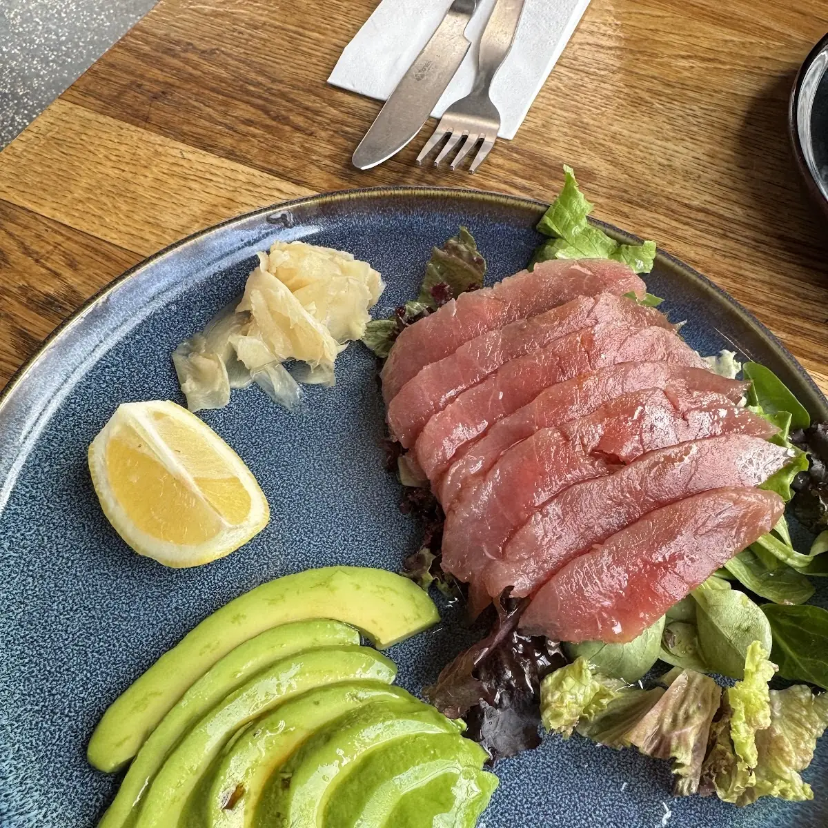 Thunfischsashimi