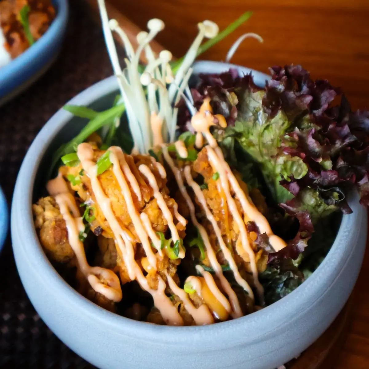 Magic Mushroom Tempura Bowl