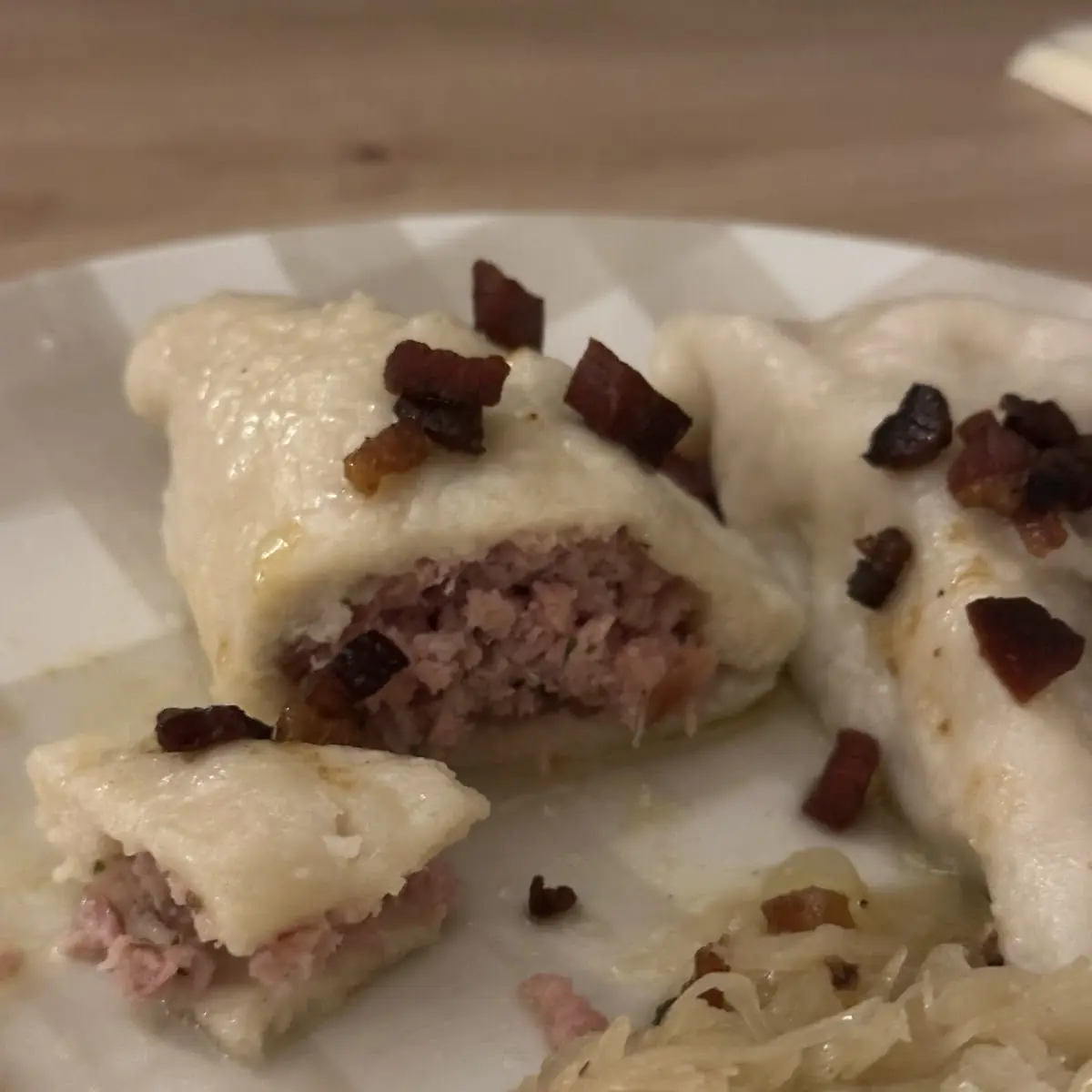 Fleischnudeln Mit Sauerkraut