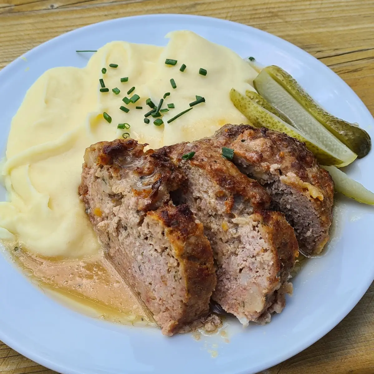 Faschierter Braten Mit Kartoffelpüree