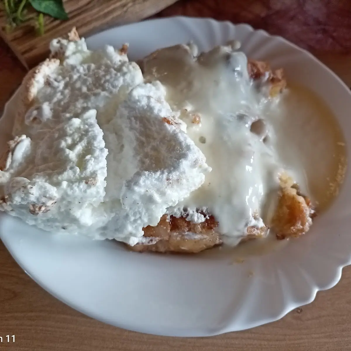 Apfelscheiterhaufen Mit Vanillesoße
