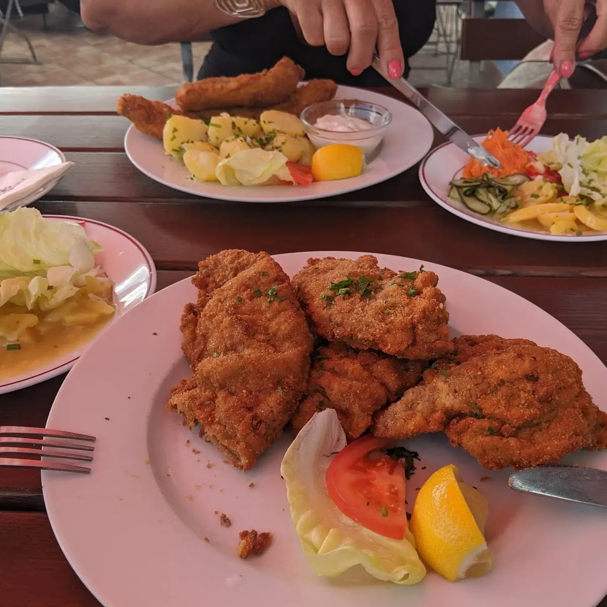 Gebackene Leber Mit Salat