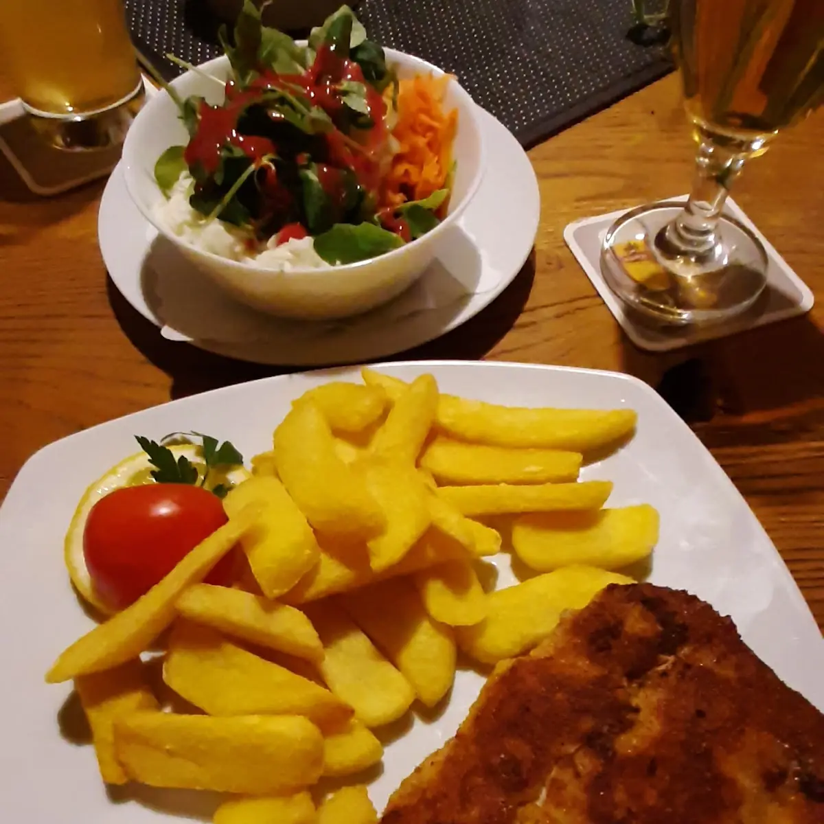 Cordon Bleu Vom Schwein Mit Pommes