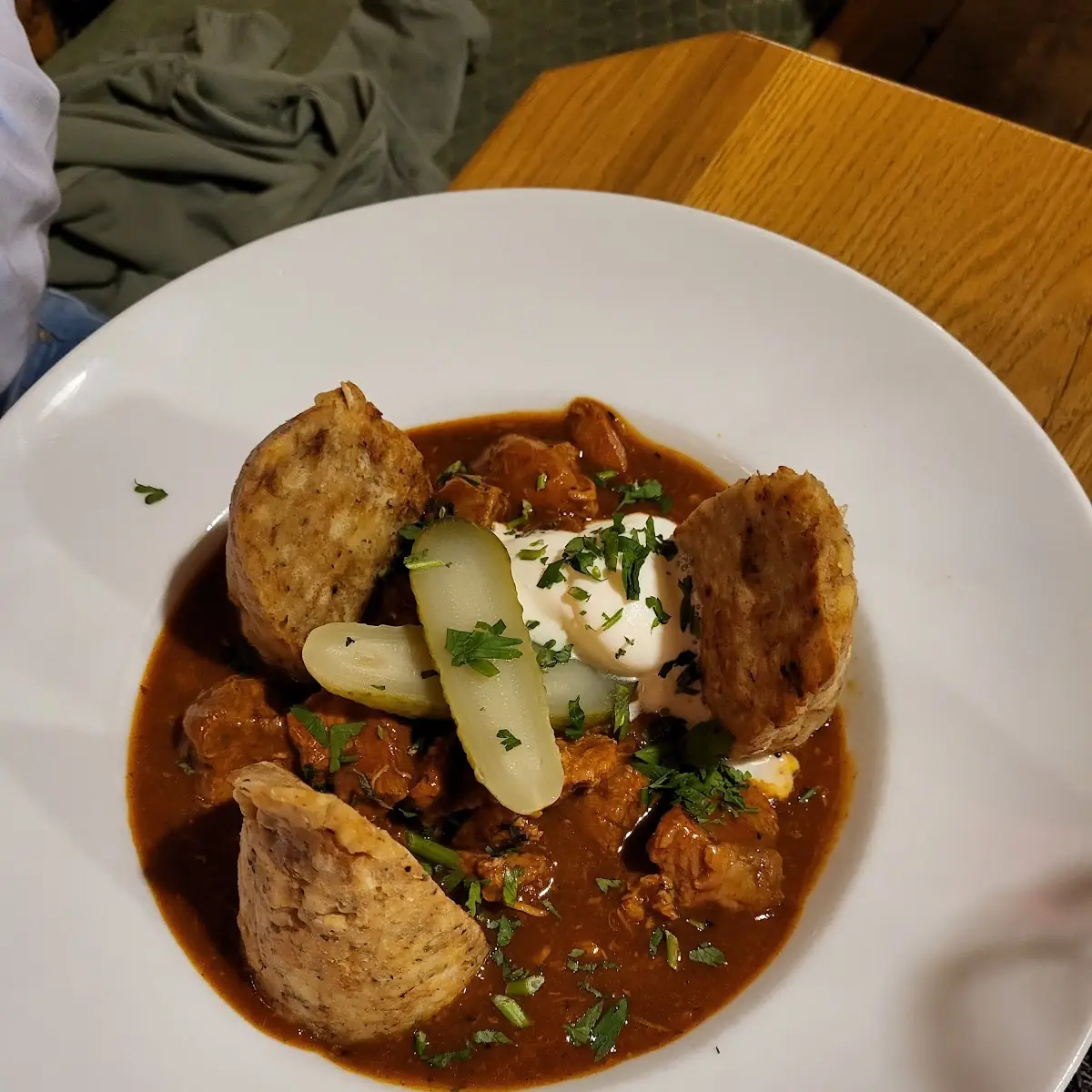 Semmelknödel Mit Gulasch