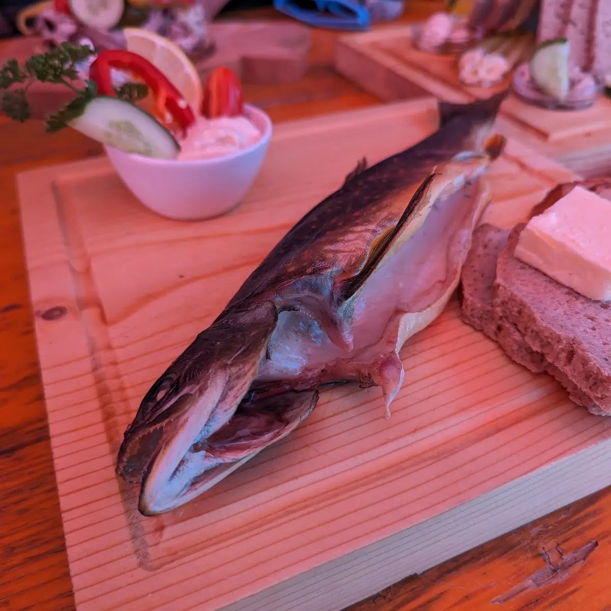 Geräucherter Saibling