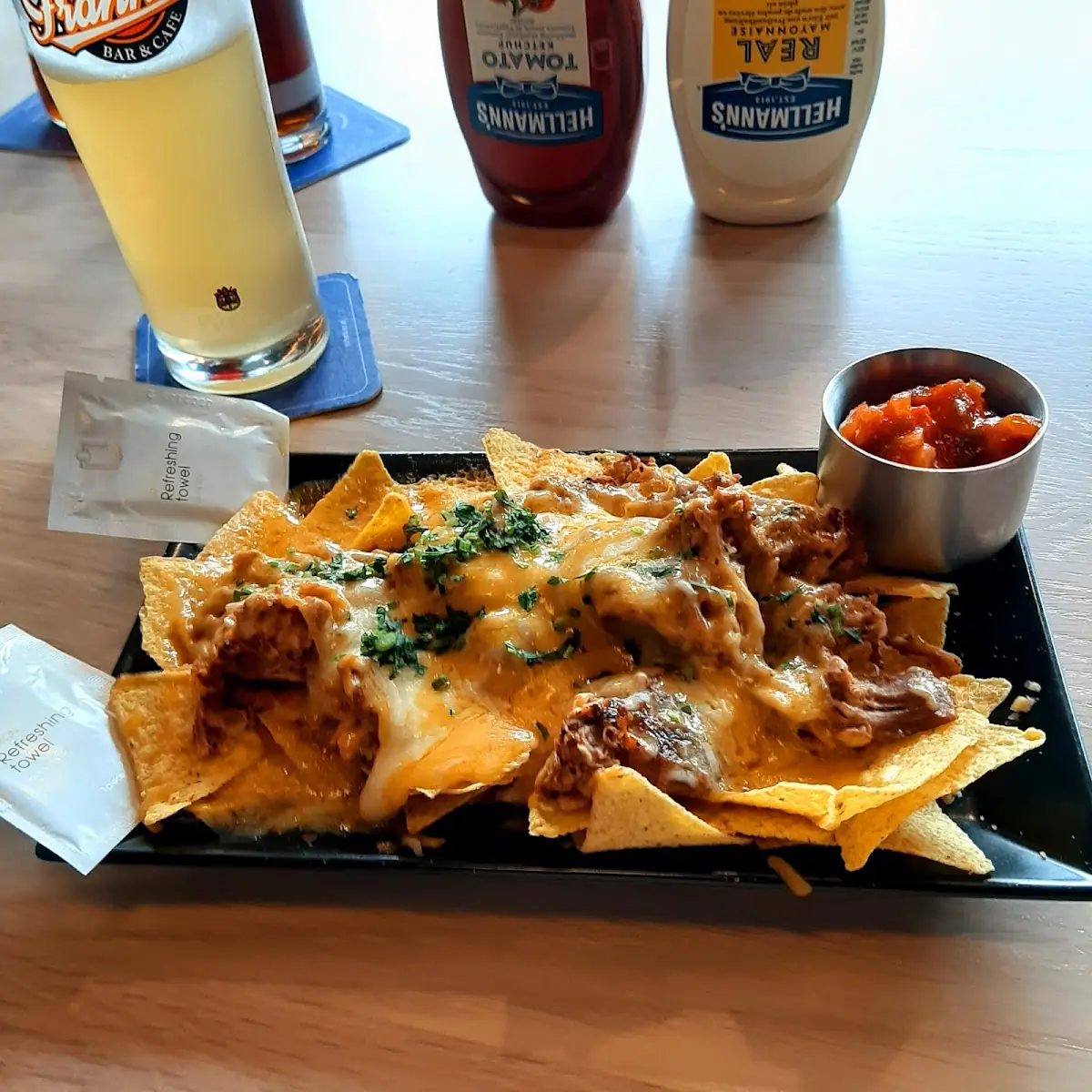 Pulled Pork Nachos Mit Käse Überbacken