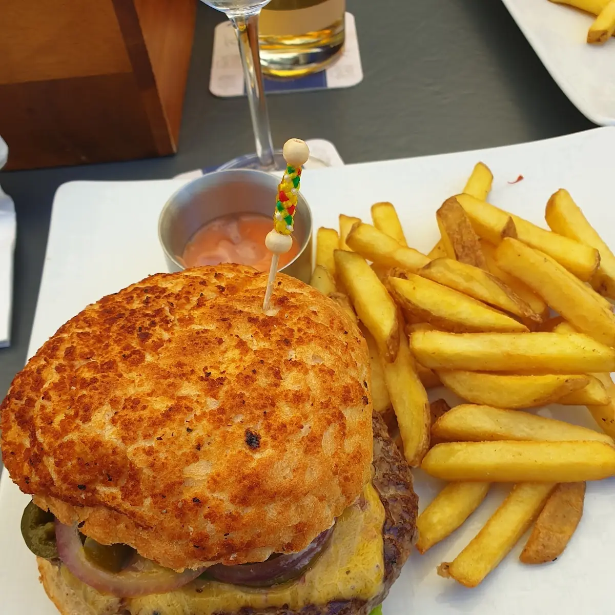 Texas Bbq-burger Und Double-cheeseburger